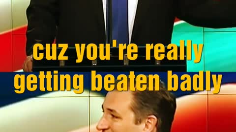 Trump embarrasses Ted Cruz during debate!!