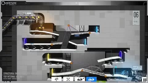 Bridge Constructor Portal Gameplay Trailer