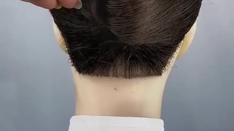 Have you ever tried to tie your hair this way?