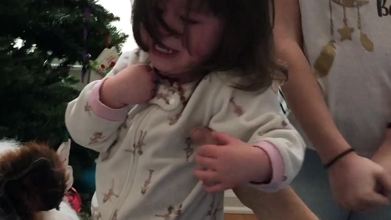 Toy Horse Terrifies Toddler