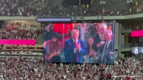 VIRAL MOMENT: Jumbotron Features Trump At SEC Game, Crowd Goes Absolutely Bonkers [WATCH]