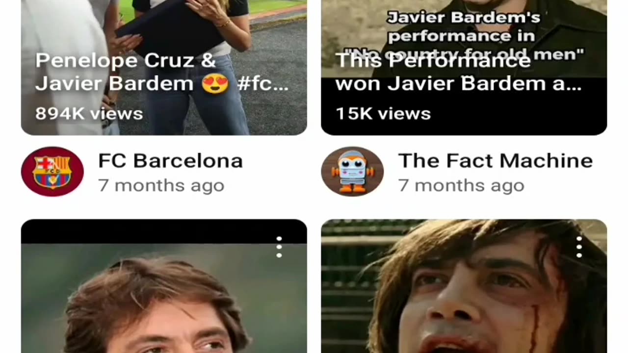 Why do you love Javier Bardem?