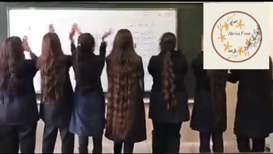 Iran protests girl