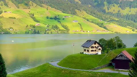 Beautiful Lake Wagitalsee, Switzerland 🇨🇭