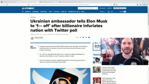 Salty Cracker: Elon Musk Proves That All These Criminals Don't Want Peace In Ukraine