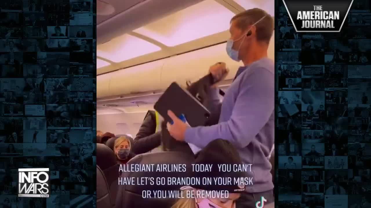 DISGUSTING: Man Kicked Off Flight For Wearing “Let’s Go Brandon” Mask