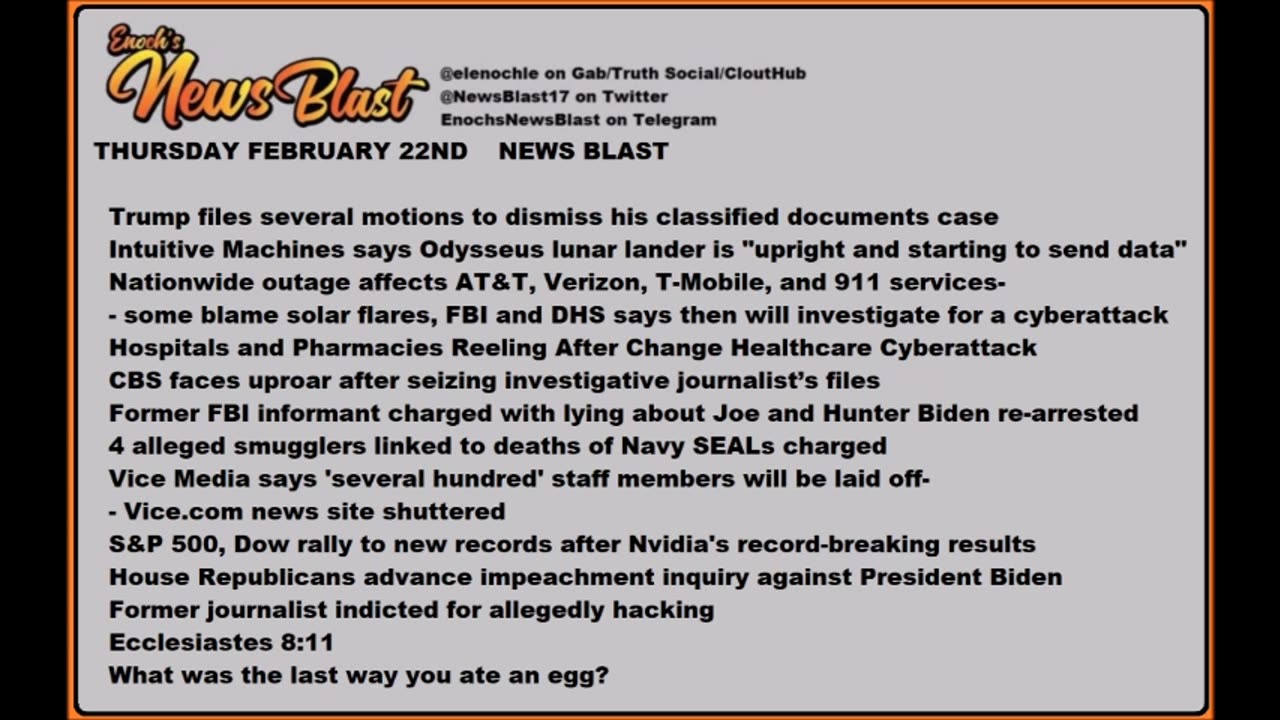 Enoch's News Blast