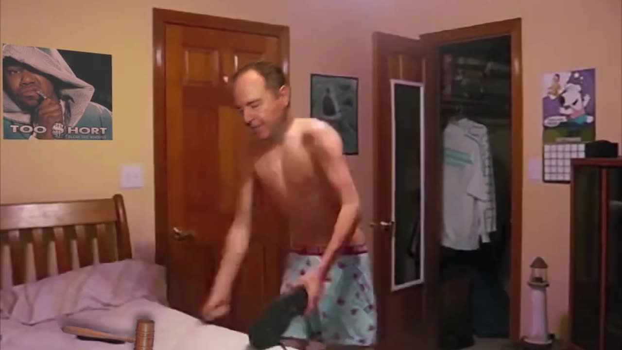 ADAM SCHIFF WHEN HE GETS HOME 🤣AFTER BEING CENSORED BY CONGRESS
