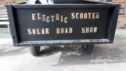 Electric Scooter Solar Road Show Music- J Patrick Morgan-The Ironic Part