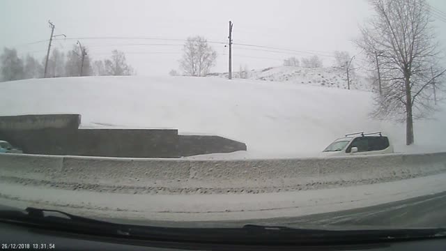 Icy Roads in Russia