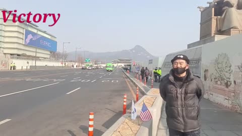 korea news. 광화문광장에서 22.2.11.