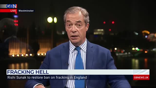 Fracking U-turn: Nigel Farage says Rishi's decision is 'a very big mistake'