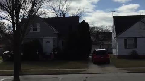 What is this stuff falling from the sky in Ohio?