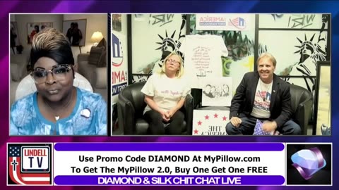 Margaret Kochman and Joe the Box on the Diamond and Silk Show