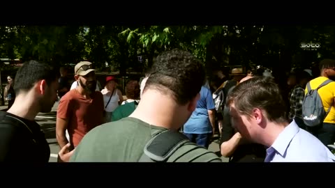 Bob speaks with a Muslim couple
