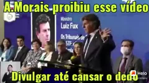 LUIZ FUX FALANDO DE CORRUPÇÃO E AGORA ESTÁ DO LADO DO CORRUPTO