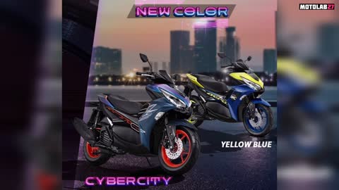 YAMAHA AEROX 2023 CYBER CITY | UPDATED MODEL!