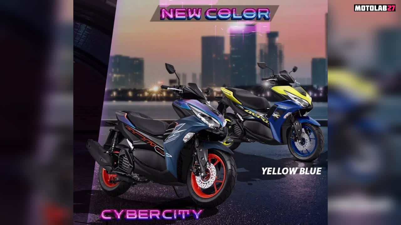 YAMAHA AEROX 2023 CYBER CITY | UPDATED MODEL!