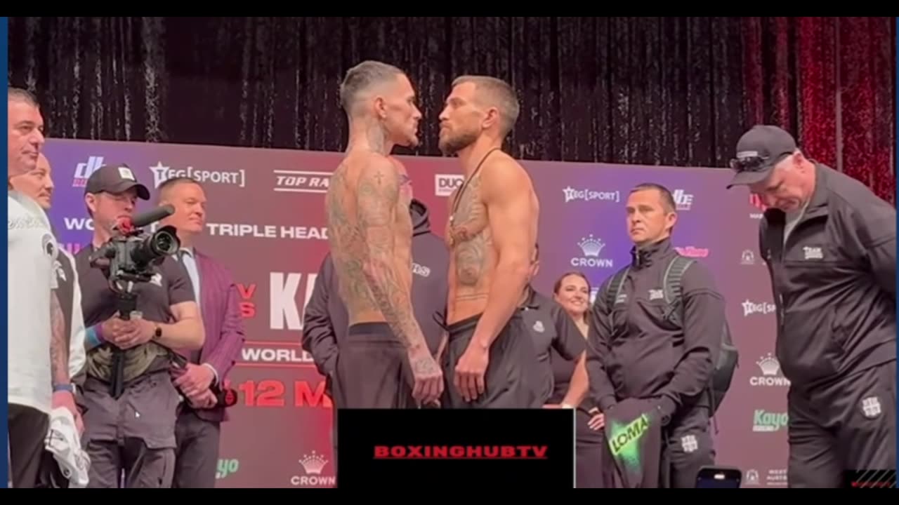 TENSE! Vasily Lomachenko & George Kambosos Seperated AGAIN at weigh in