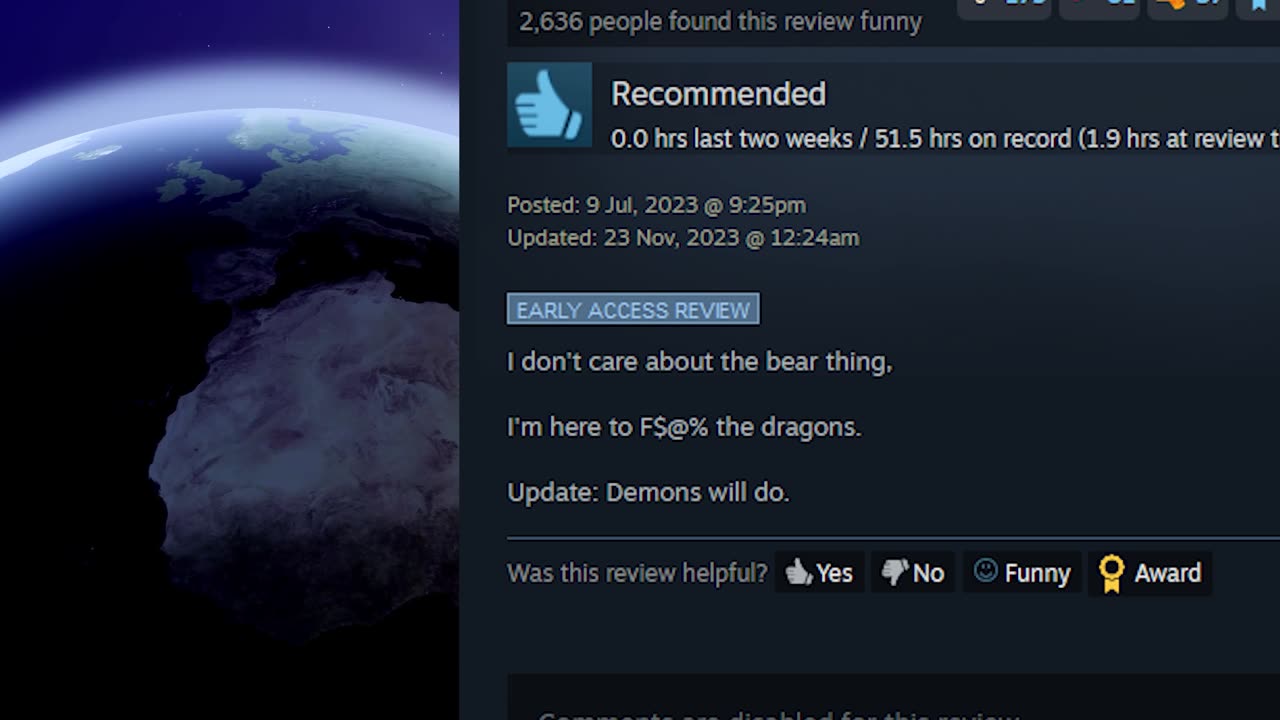 Baldur´s Gate 3 Steam Review - Is this beastiality!