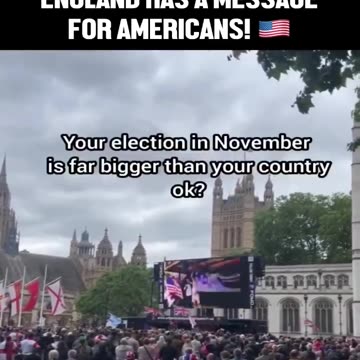 England has a message for Americans! 🇺🇸🇺🇸