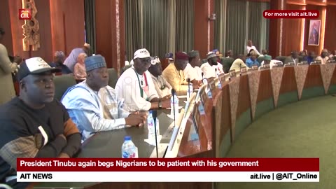 Tinubu beg Nigerians to be patient with his government