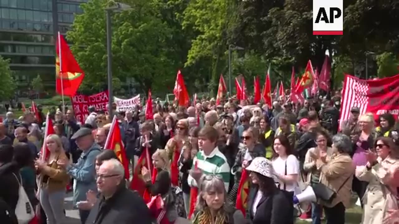 PKK supporters protest in Sweden against joining NATO