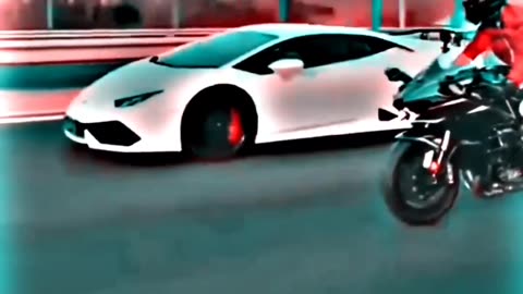 H2rkawasaki vs Lamborghini