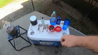 How I clean my coins found metal detecting. Rock tumbler. Minelab Equinox 800.