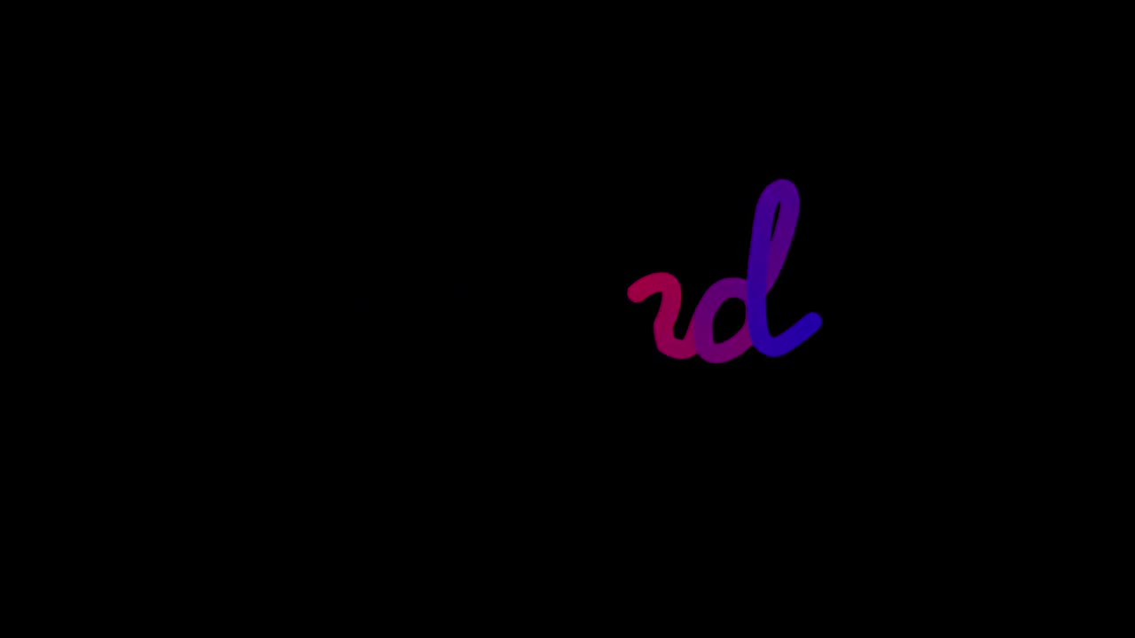 After Effects | Beautiful Name Animation | Apple Hello