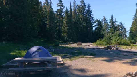 Mount Rainier National Park - Nature Relax Video, Summer Scenery