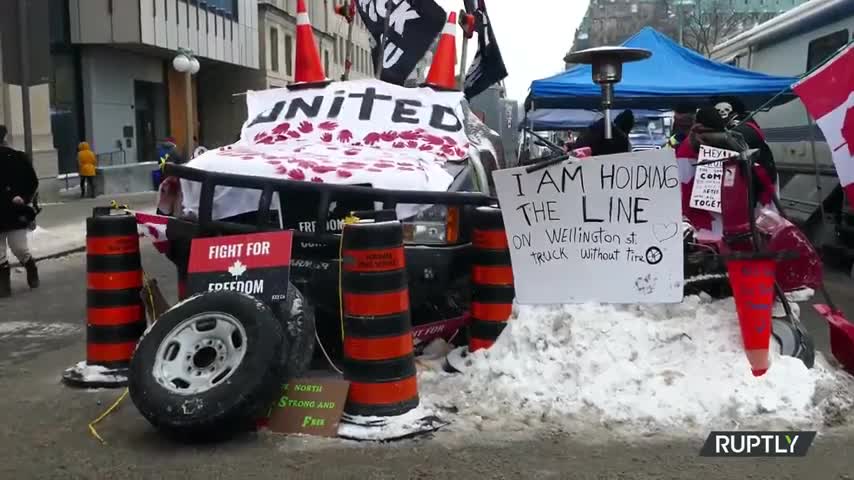 Canada: Trucks continue to block Ottawa's streets as 'freedom convoy' protest enters