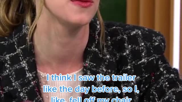 What was your reaction to that, that Taylor Swift is saying, Daisy Edgar- Jones