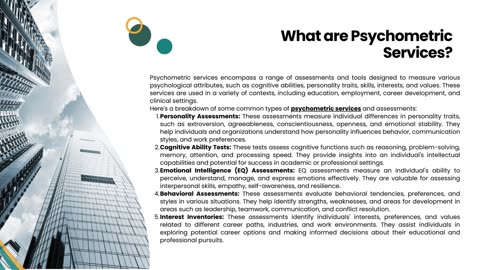 Psychometric Services: Enhancing Talent Management and Organizational Success