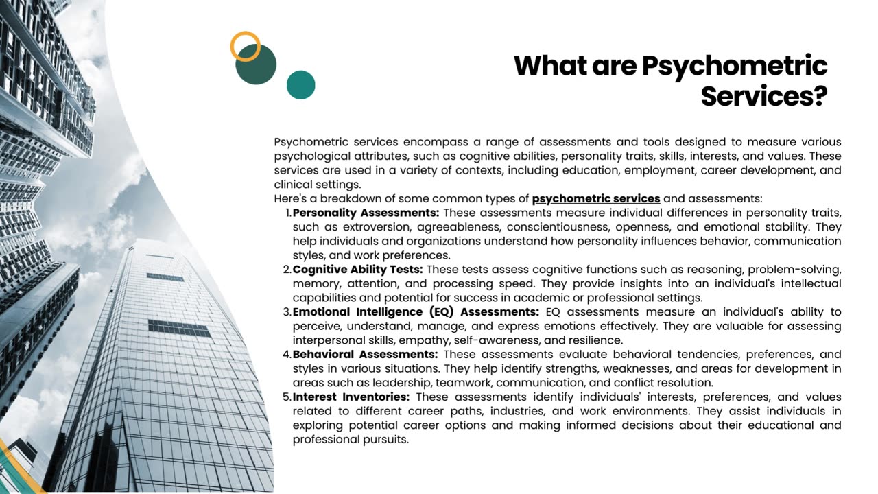 Psychometric Services: Enhancing Talent Management and Organizational Success