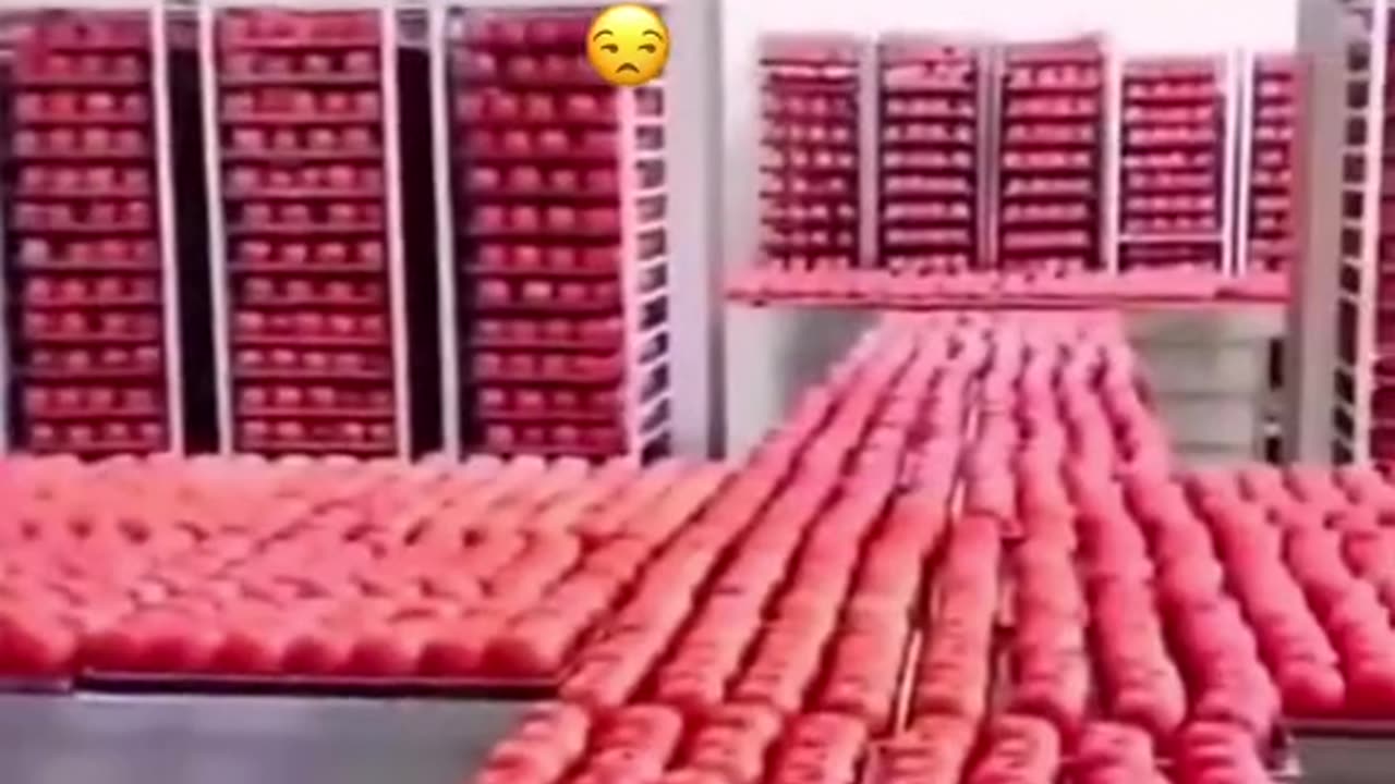 China making red colour on apple