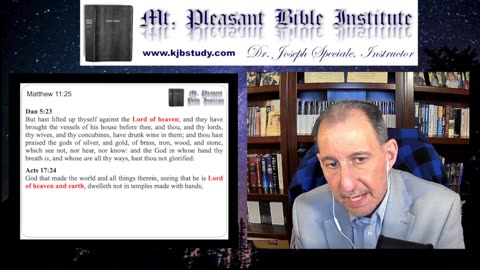 Mt. Pleasant Bible Institute (09/18/23)- Matthew 11:25-28