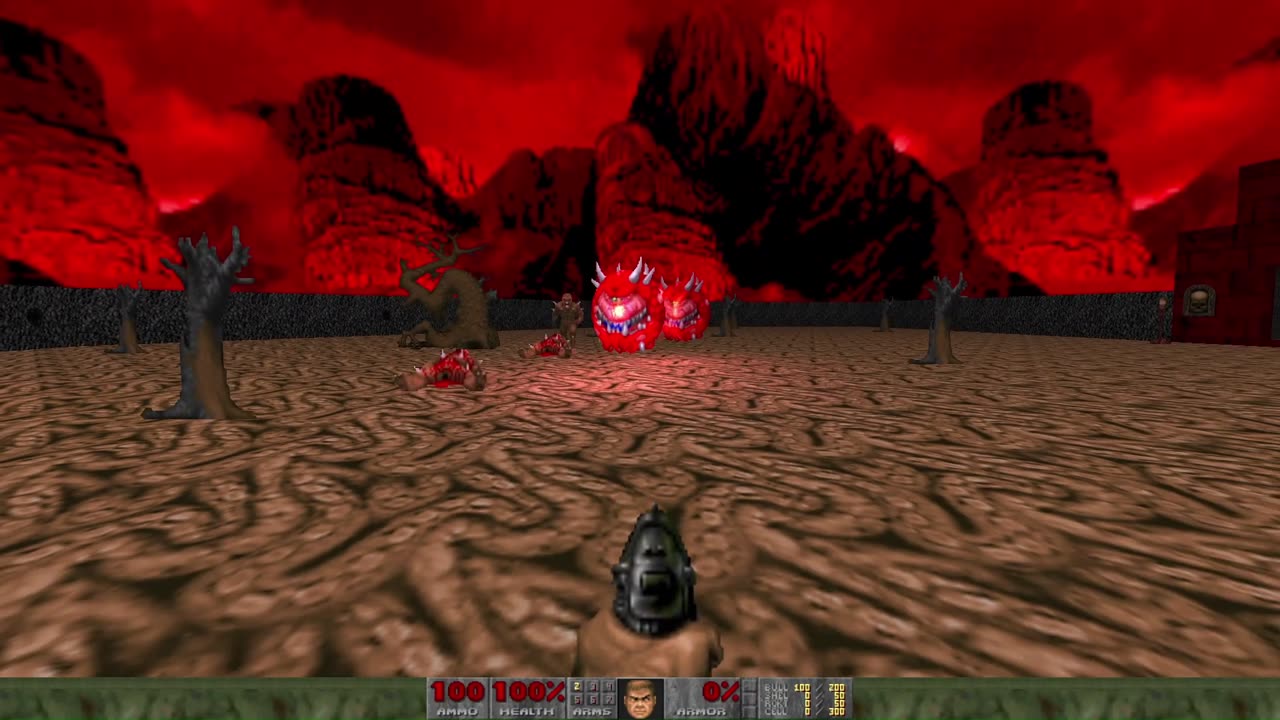 Ultimate Doom E3M1: Hell Keep Walkthrough - Inferno