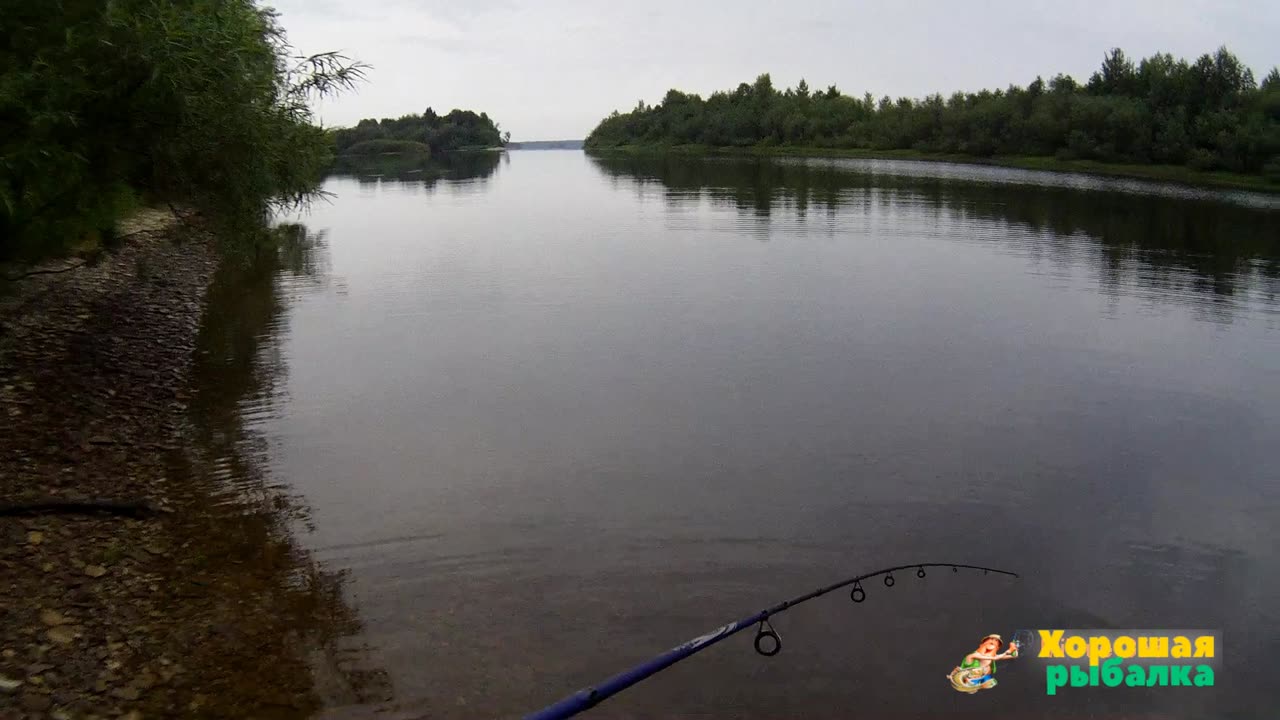 The fishing happiness of a spinningist