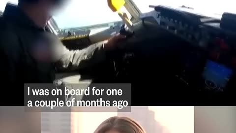 Video shows Chinese fighter jet flying in front of US 🇺🇸Military plane✈️