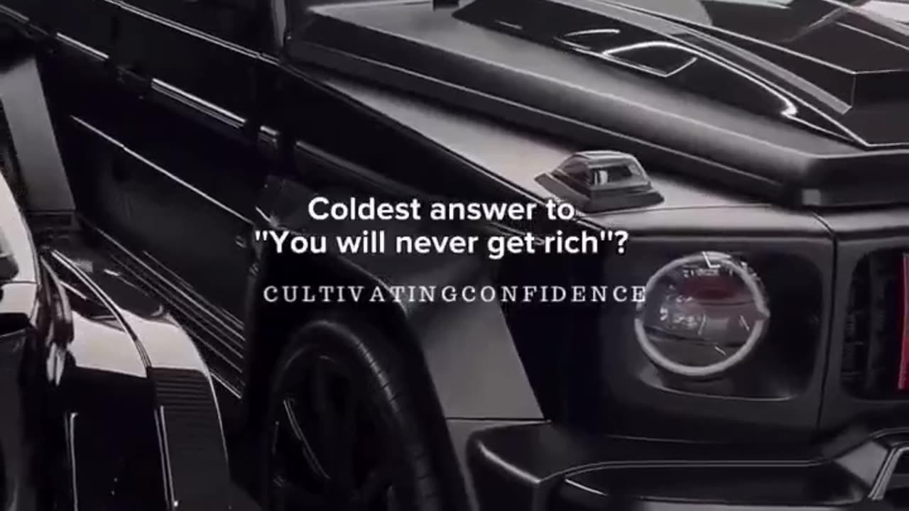 Accept the task. "You'll never get rich" is merely a source of inspiration