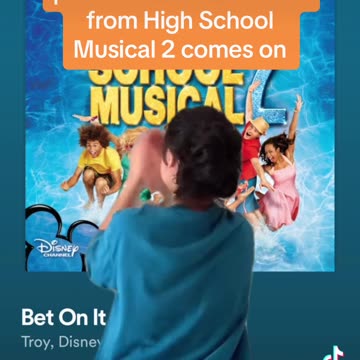 pov: me when Bet On It from High School Musical 2 comes on