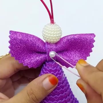 Christmas Crafts Idea🎄Handmade Christmas Angel🎄DIY Xmas Tree Decor