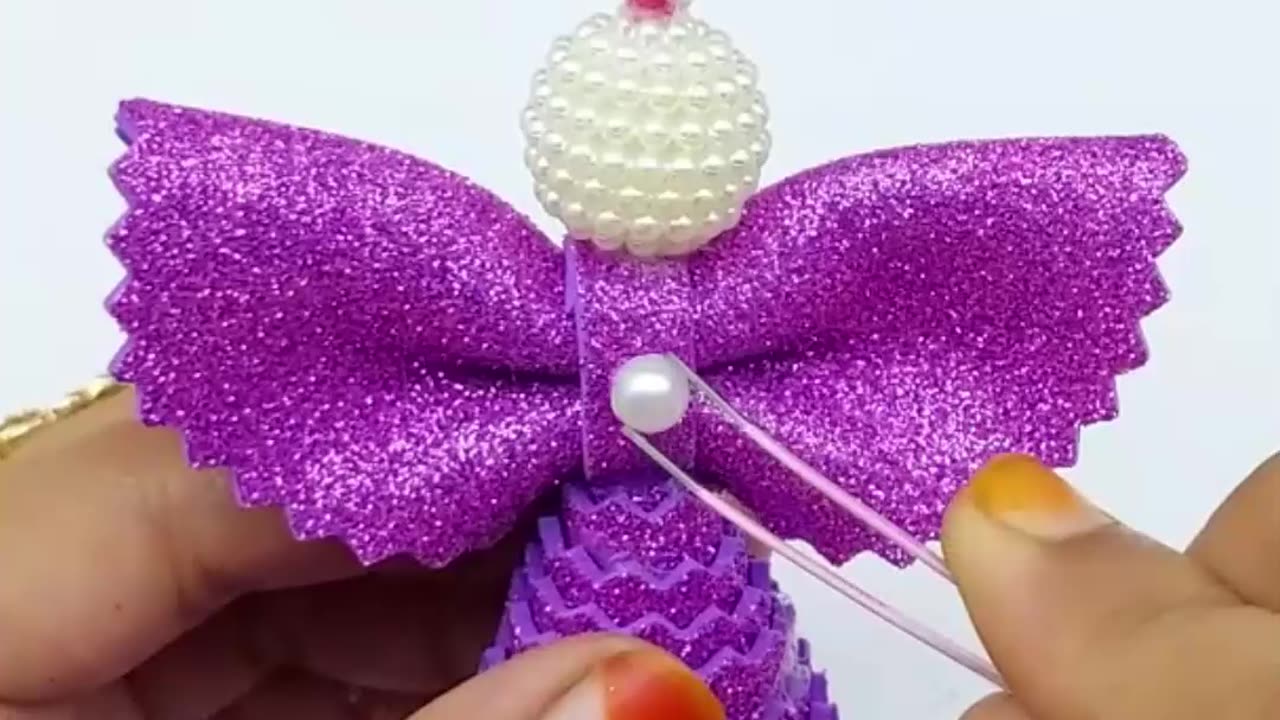 Christmas Crafts Idea🎄Handmade Christmas Angel🎄DIY Xmas Tree Decor