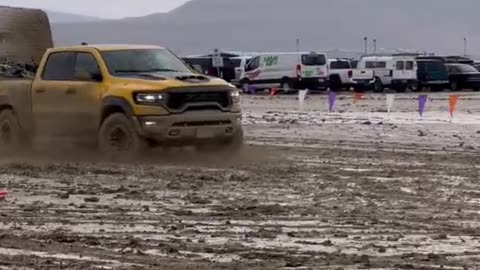 Alpha Male leaving Burning Man. Get them steps up.