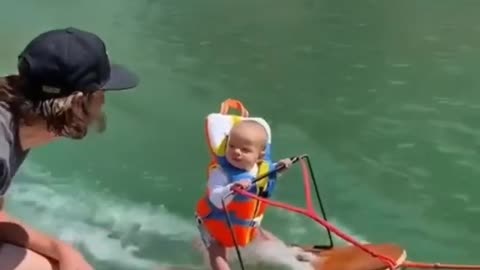 funny baby laughting