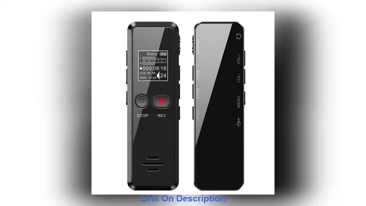 Discount Vandlion V90 Digital Voice Activated Recorder D