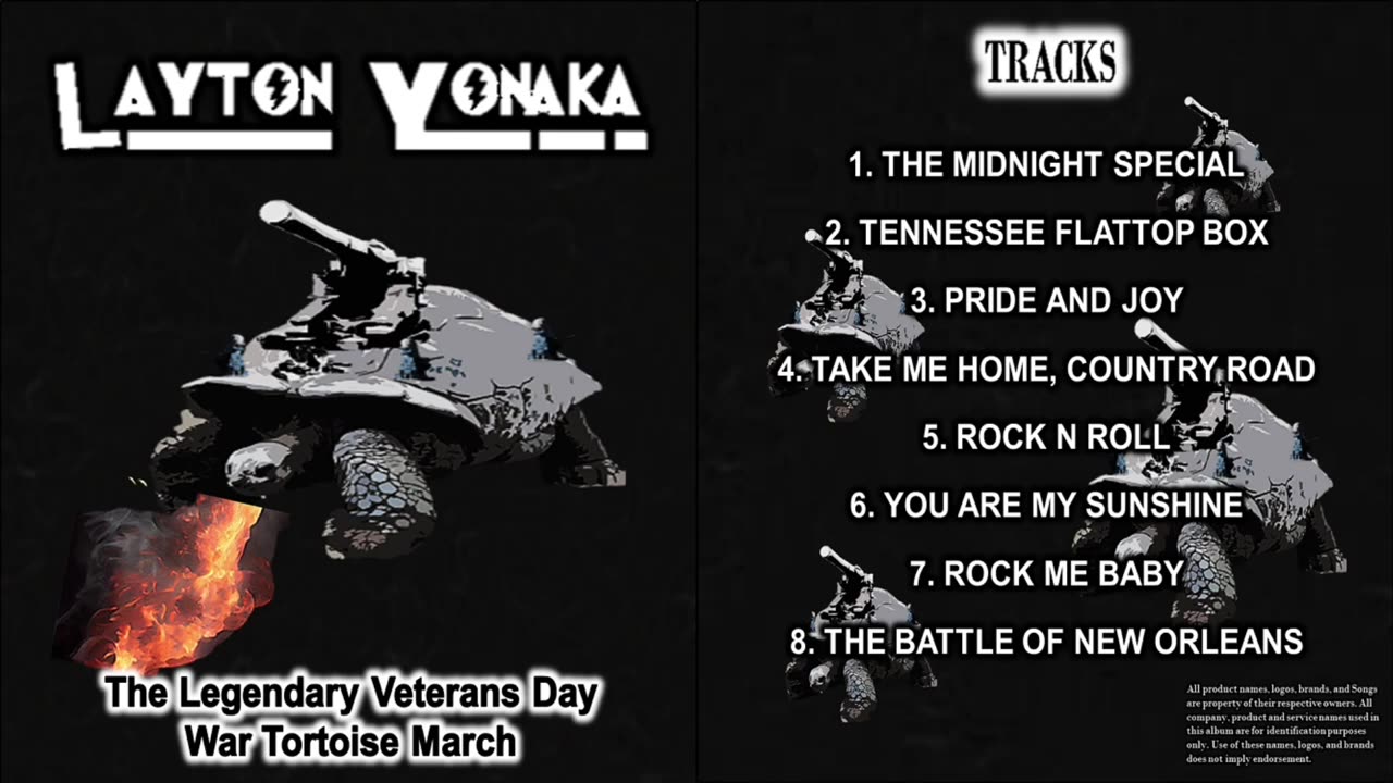 Rock Dojo Presents: The Legendary “Veterans Day” War Tortoise March "Full Solo Album EP"