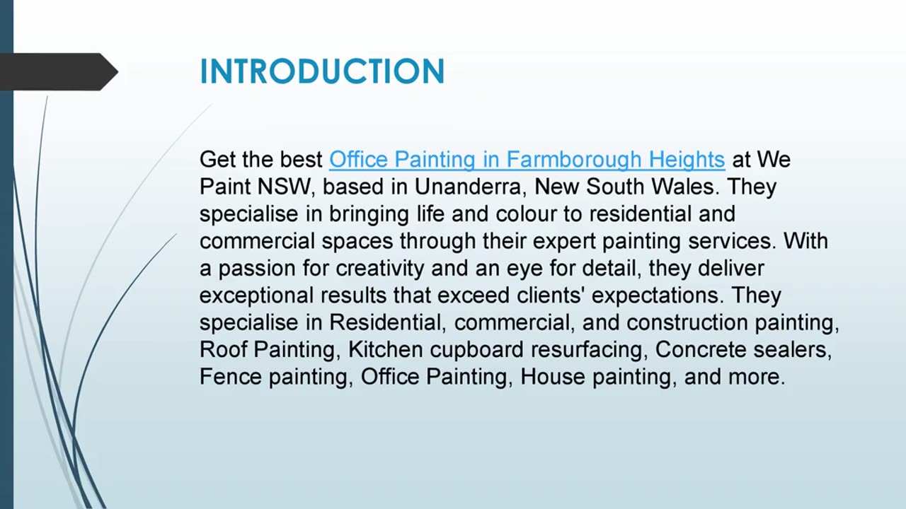 Get the best Office Painting in Farmborough Heights