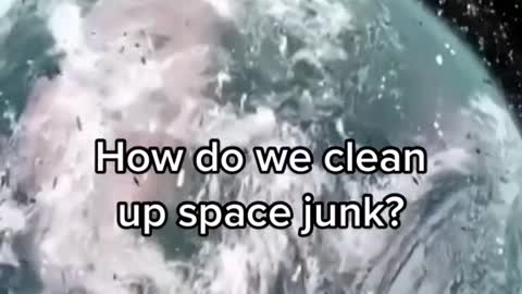 How do we clean up space junk?